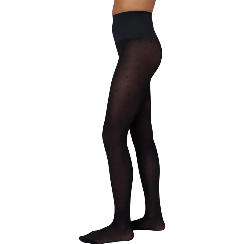 Swedish Stockings Doris Dot Tights Black S