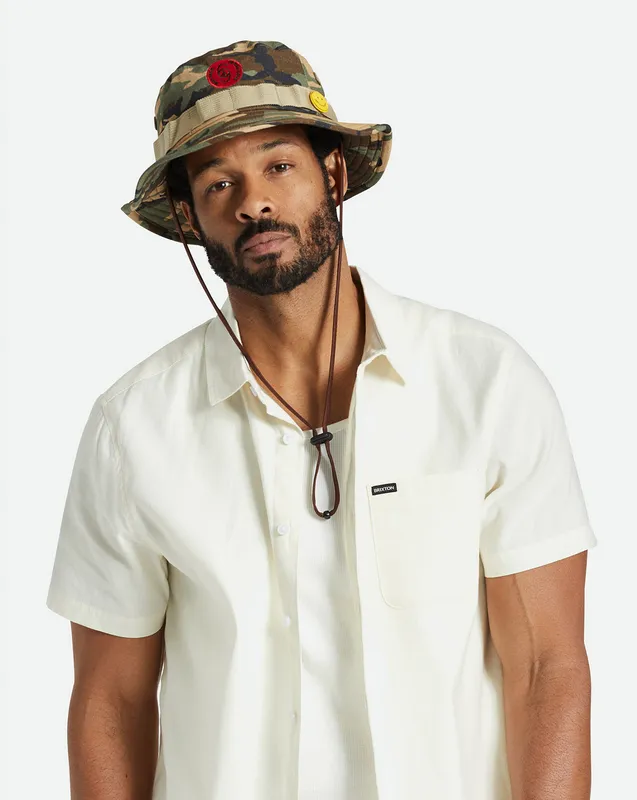 Brixton Love Packable Bucket Hat Svart, Oliv, Brun