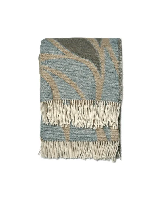 Pläd Folia Teal