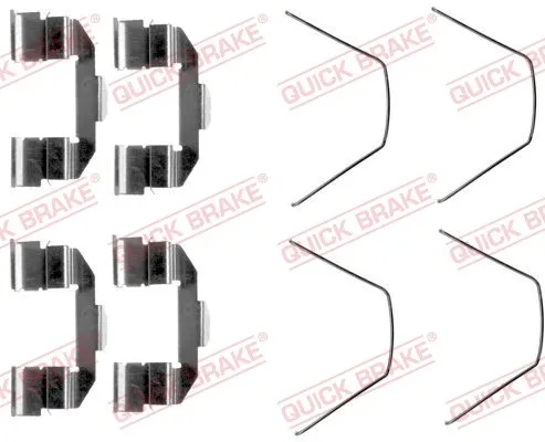 Monteringssats, bromsbelägg QUICK BRAKE 109-1607