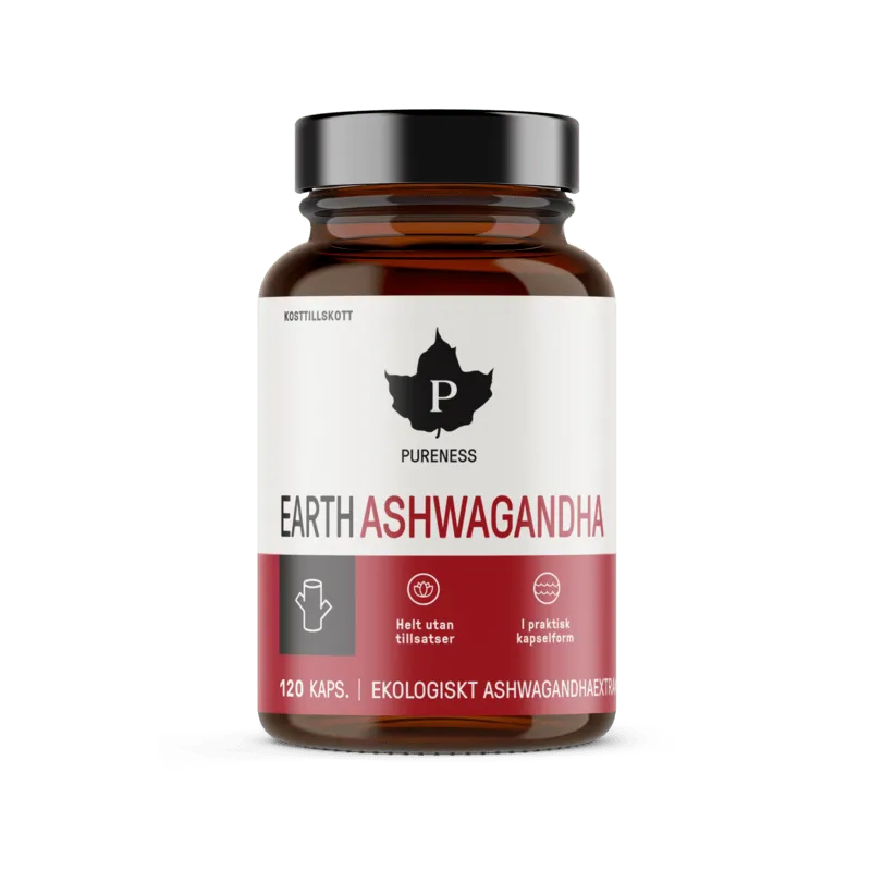 EARTH Ashwagandha 120 kapslar Pureness