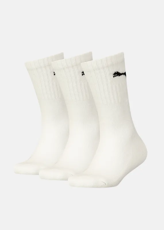 Puma Strumpor - Kids Regular Crew - 3-pack - Vit