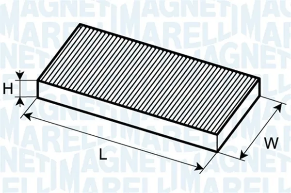 Kupéfilter MAGNETI MARELLI 350203061530