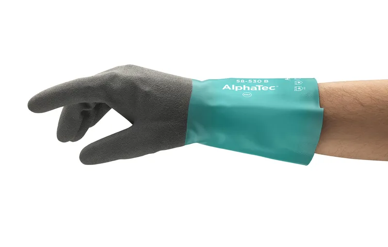 Ansell AlphaTec 58-535 B Handske Kemskydd, Nitril, med akrylfoder 10