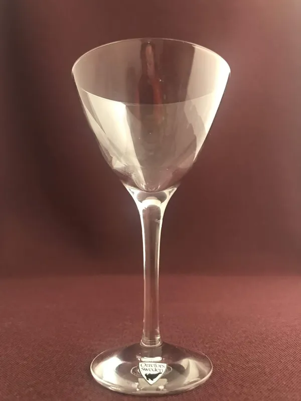 Orrefors – Illusion – Likör / Martini glas Design Nils Landberg
