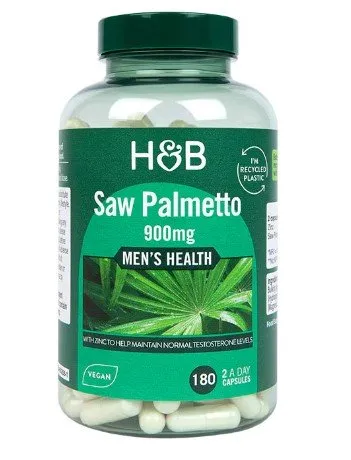 Holland & Barrett – Saw Palmetto, 900 mg, 180 kapslar