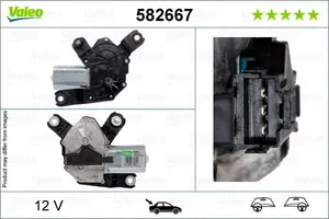 Vindrutetorkarmotor VALEO 582667