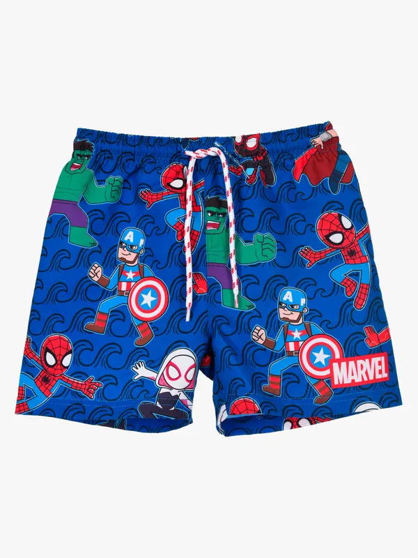 Marvel Avengers Badshorts, Blå, 140-146