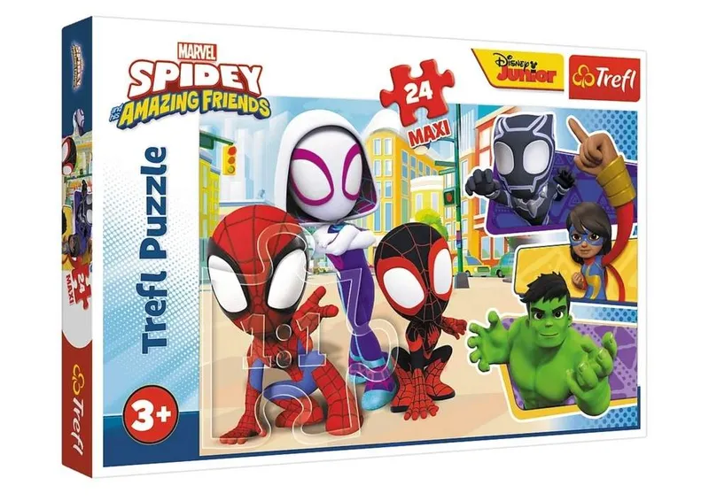 Pussel – 24-bitars Maxi – Spidey and Friends