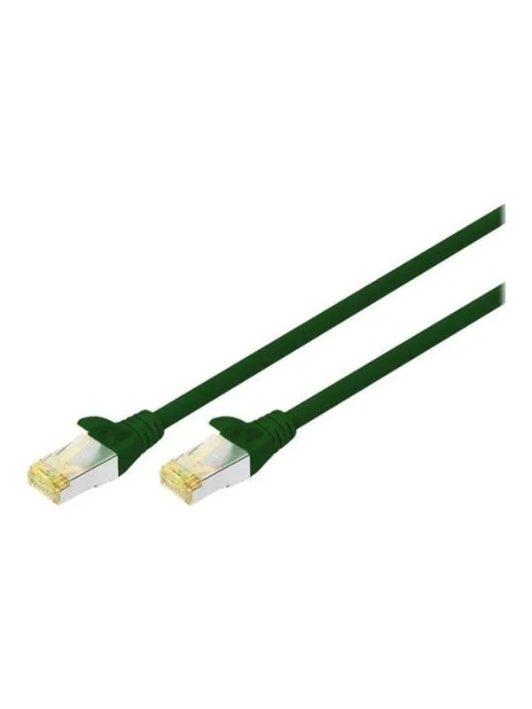 DIGITUS patch cable - 50 cm - green - Grön - 0.5m