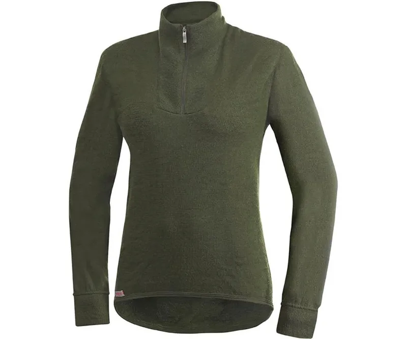 Woolpower Zip Turtleneck 200 Pine Green - S