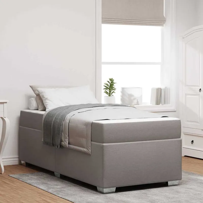 vidaXL Sängram Taupe 80 x 200 cm tyg (#2461)