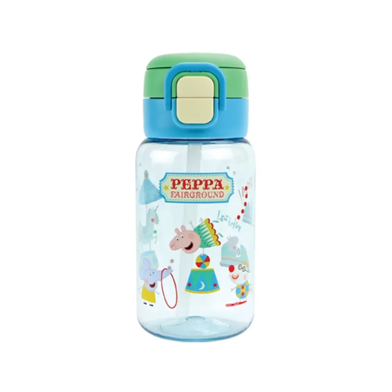 Nuby Peppa Pig 2-in-1 Vattenflaska 550 ml, Blå