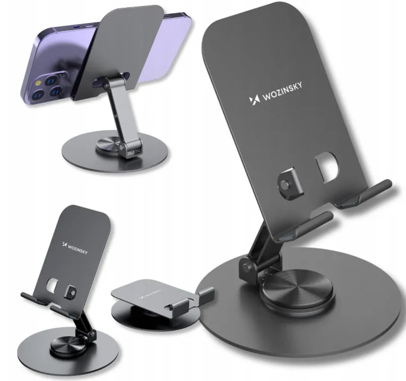 Wozinsky WPT-K95 swivel stand for phone and tablet - gray