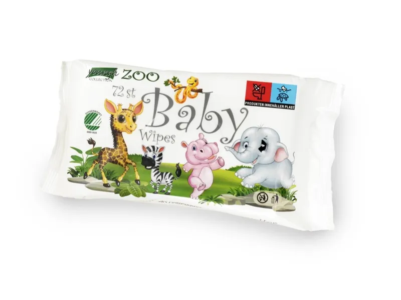 Kaxholmen våtservetter baby zoo