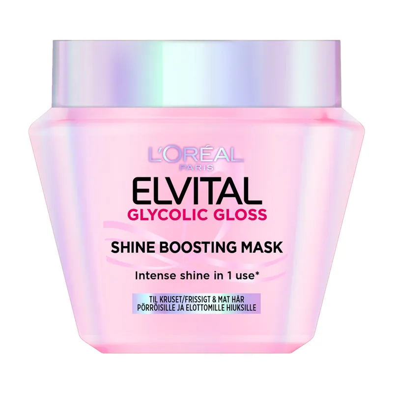 3 för 2 | L’Oréal Paris Elvital Glycolic Gloss Shine Boosting Mask 310 ml
