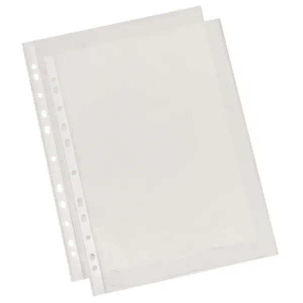 Plastficka ESSELTE PP A4 0,06 klar 100/F
