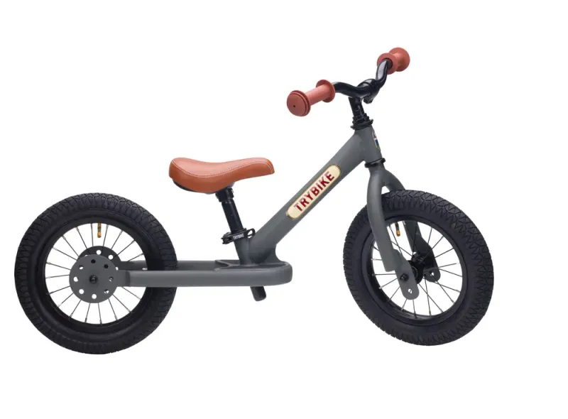 Tribike Springcykel 2 Hjul – Antracit Grå