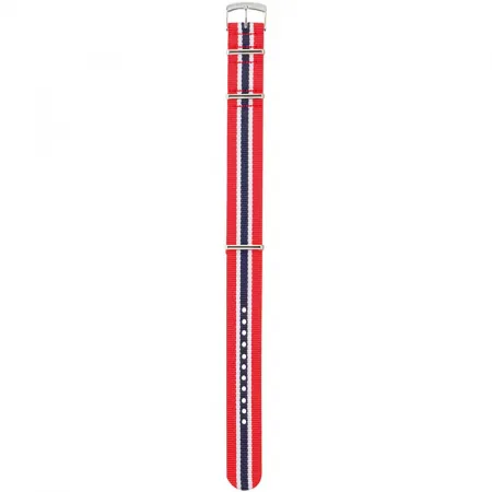 Nato Band Nascanneteor Red White Black – 22 mm