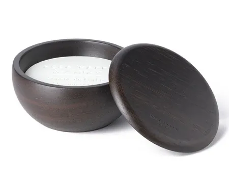 Wenge Wood Shaving Bowl – 1869 Almond Shaving Soap
