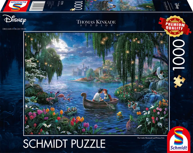 Disney The Little Mermaid Thomas Kinkade Pussel 1000 bitar Schmidt