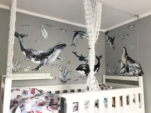 Väggdekal - Oceania World Undervatten / XL