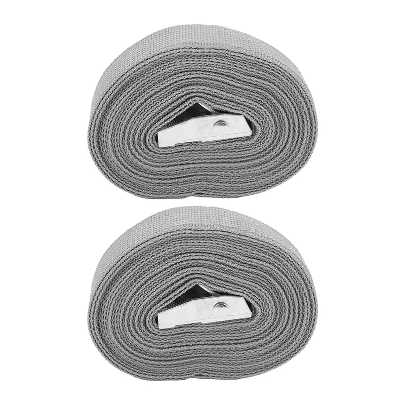 2st zinklegering spärrremmar Heavy Duty surrningsremmar Cargos Tie Downs remmar för 4m/13.1ft