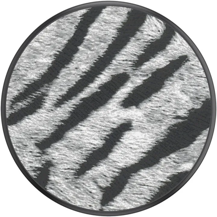 PopSockets PopGrip Vegan Leather Premium – Zebra