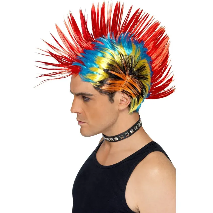80-tals Mohawk Peruk - One size