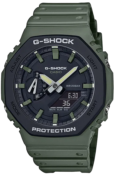 Casio G-Shock Green Analog-Digital - GA-2110SU-3AER