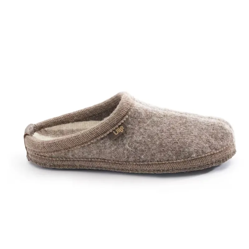 Ulle Stripe tofflor (unisex) - Beige Melange, 35