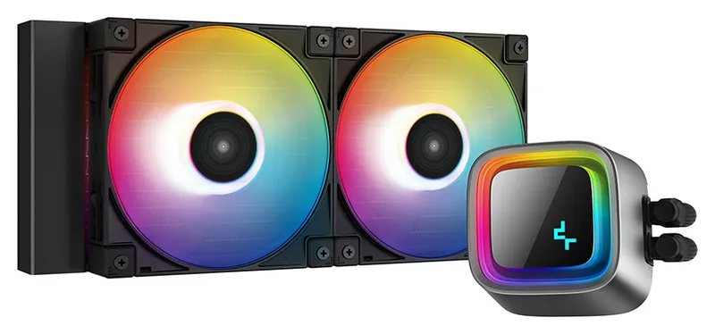 DeepCool LS520 Processor Allt-i-ett vätskekylare 12 cm Svart 1 styck