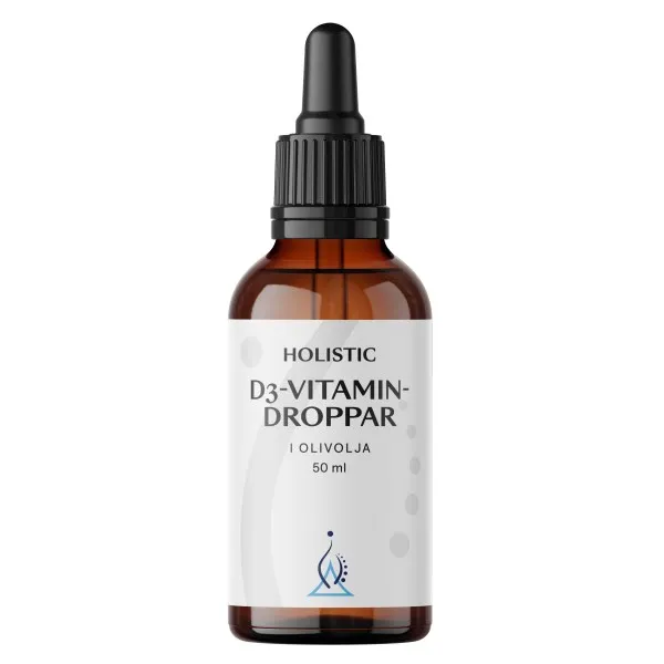 D3-Vitamin Droppar, 50 ml - Holistic