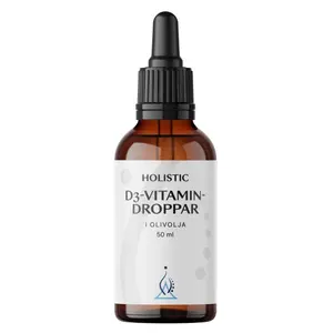 D3-Vitamin Droppar, 50 ml - Holistic