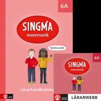 Singma matematik 6A Lärarhandledning med lärarwebb 12 mån