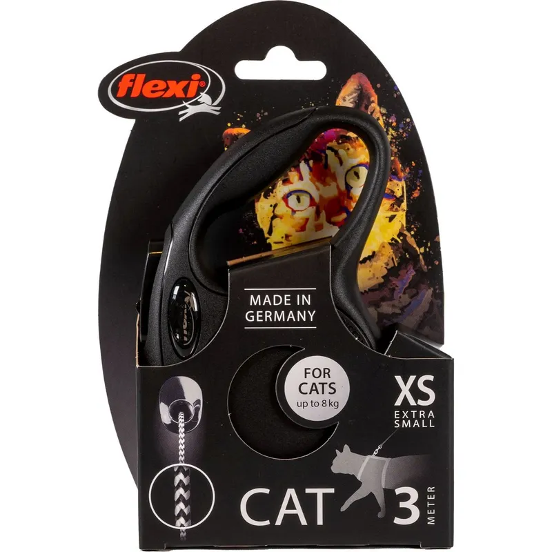 New Classic Cat Cord Flexikoppel Svart Xs 3m 3m