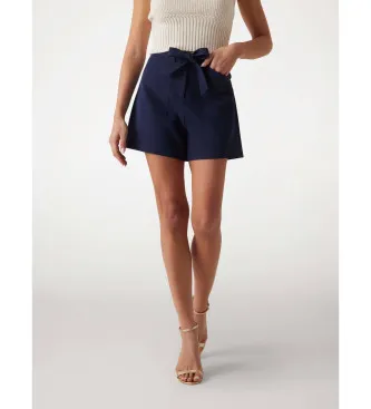 Guess för kvinnor. W5GD0IWH9Y2 Shorts Nya Valentina blå (S), Casual, Polyester, Marino
