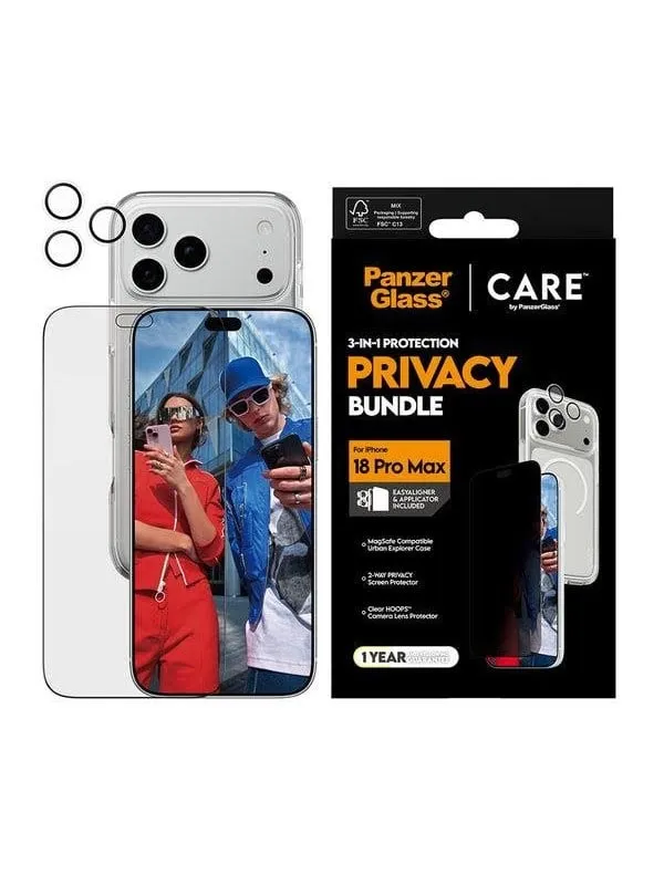 CARE by PanzerGlass Privacy Flagship 3-in-1 Bundle Apple iPhone 18 Pro Max