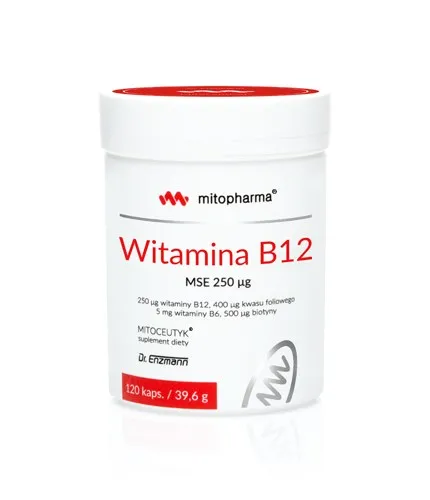 Dr. Enzmann MSE – Vitamin B12 MSE, 250 mcg (120 kapslar)