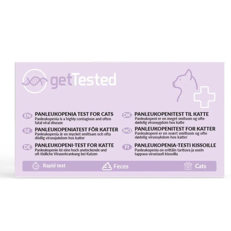 GetTested Panleukopenia-test för Katt
