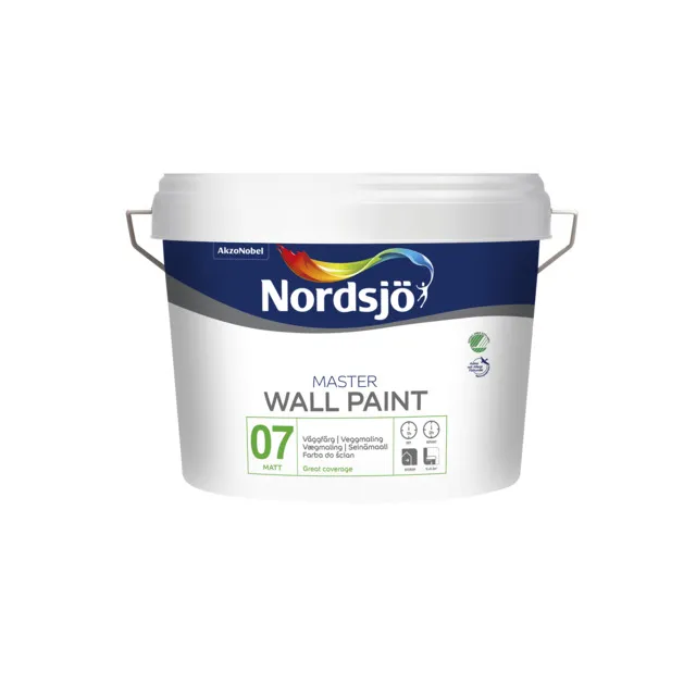 VÄGGFÄRG MASTER 7 BC NORDSJÖ INOMHUS 9,3L | Beijerbygg Byggmaterial