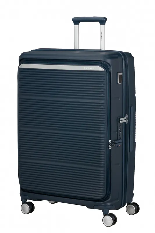 Samsonite Paralux - Stor Expanderbar Midnight Navy, Premium - Stor resväska