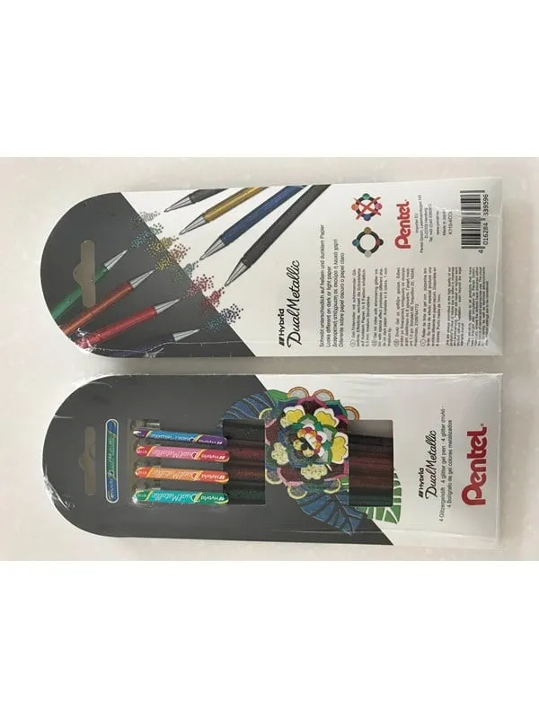 Pentel K110-4COL Dual Metallic Roller