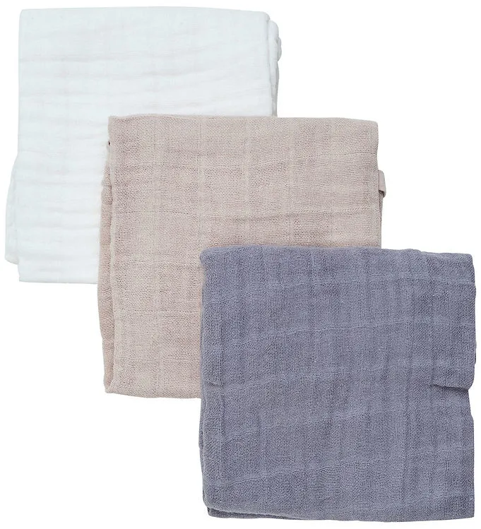 Pippi Baby Muslinfiltar - 3-pack - 65×65 cm - Tradewinds