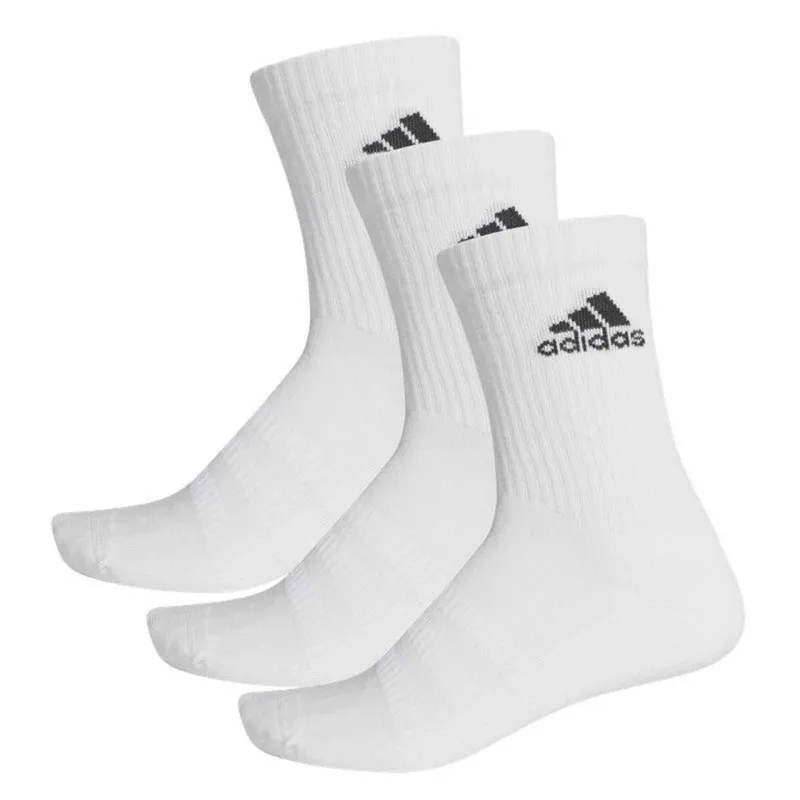Adidas 3-Stripes Crew 3-Pack Strumpor Vit