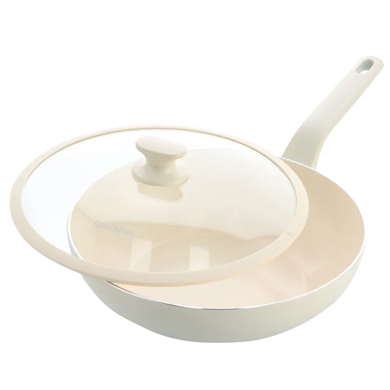Greenpan Essence Pro wokpanna 28 cm, cream