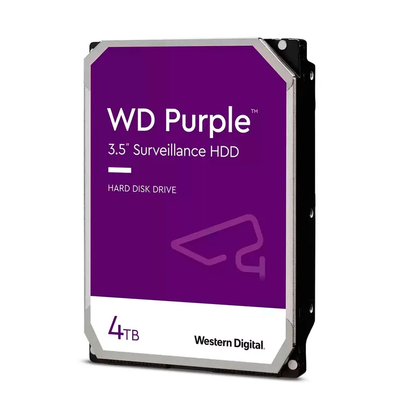 WD Purple - 4TB - Hårddisk - WD43PURZ - SATA-600 - 3,5″