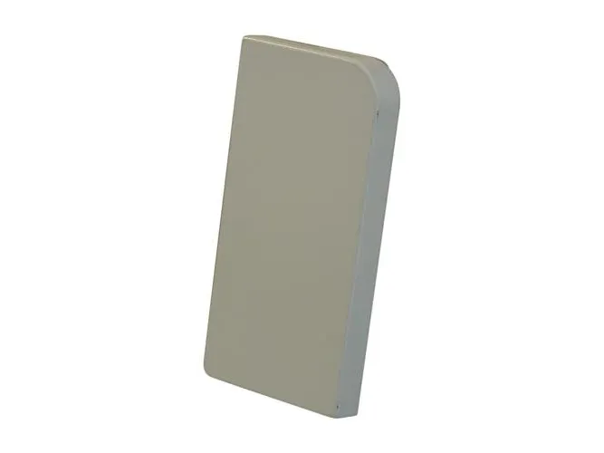 Gabotherm End piece left white