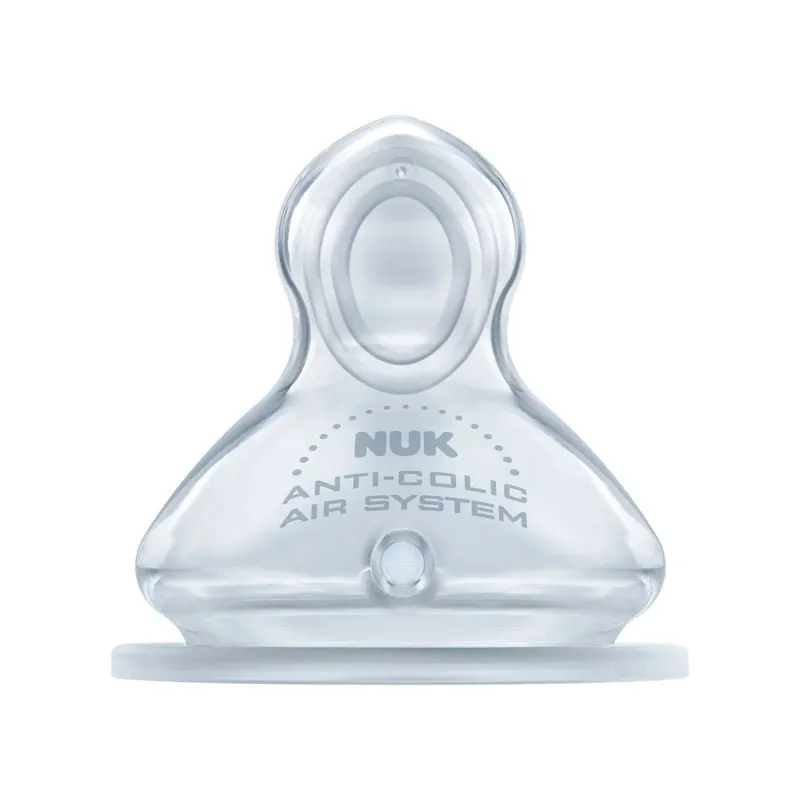 NUK First Choice+ Flasknapp Silikon 6-18m M 2-pack