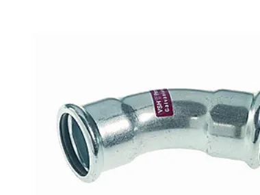 Vsh Fabrieken Xpr carbon elbow 45 deg. ff 18